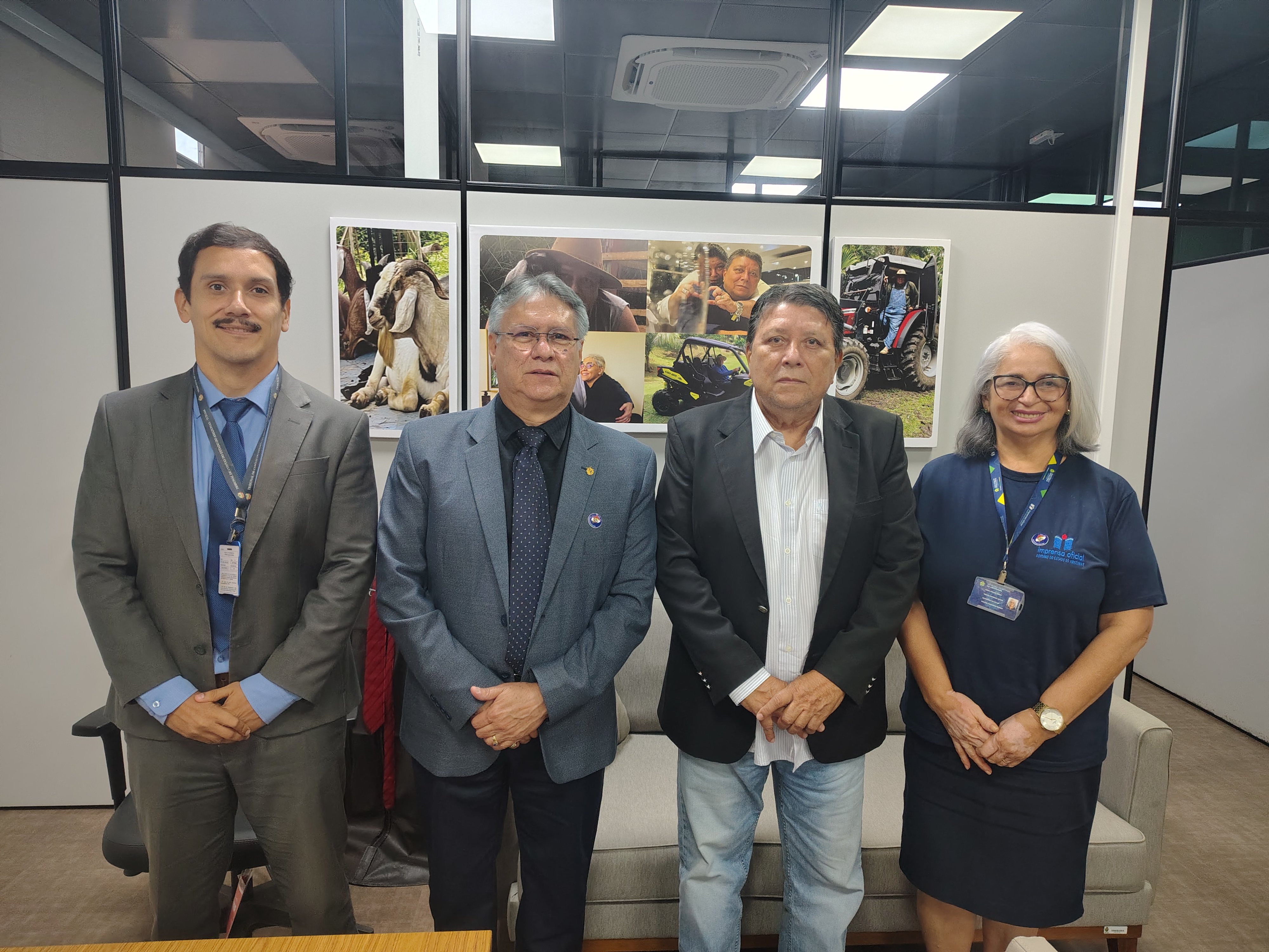 Imagem: Visita ao procurador de contas do TCE-AM, Carlos Souza de Almeida