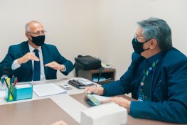 Imprensa Oficial faz visita de cortesia à Câmara Municipal de Manaus